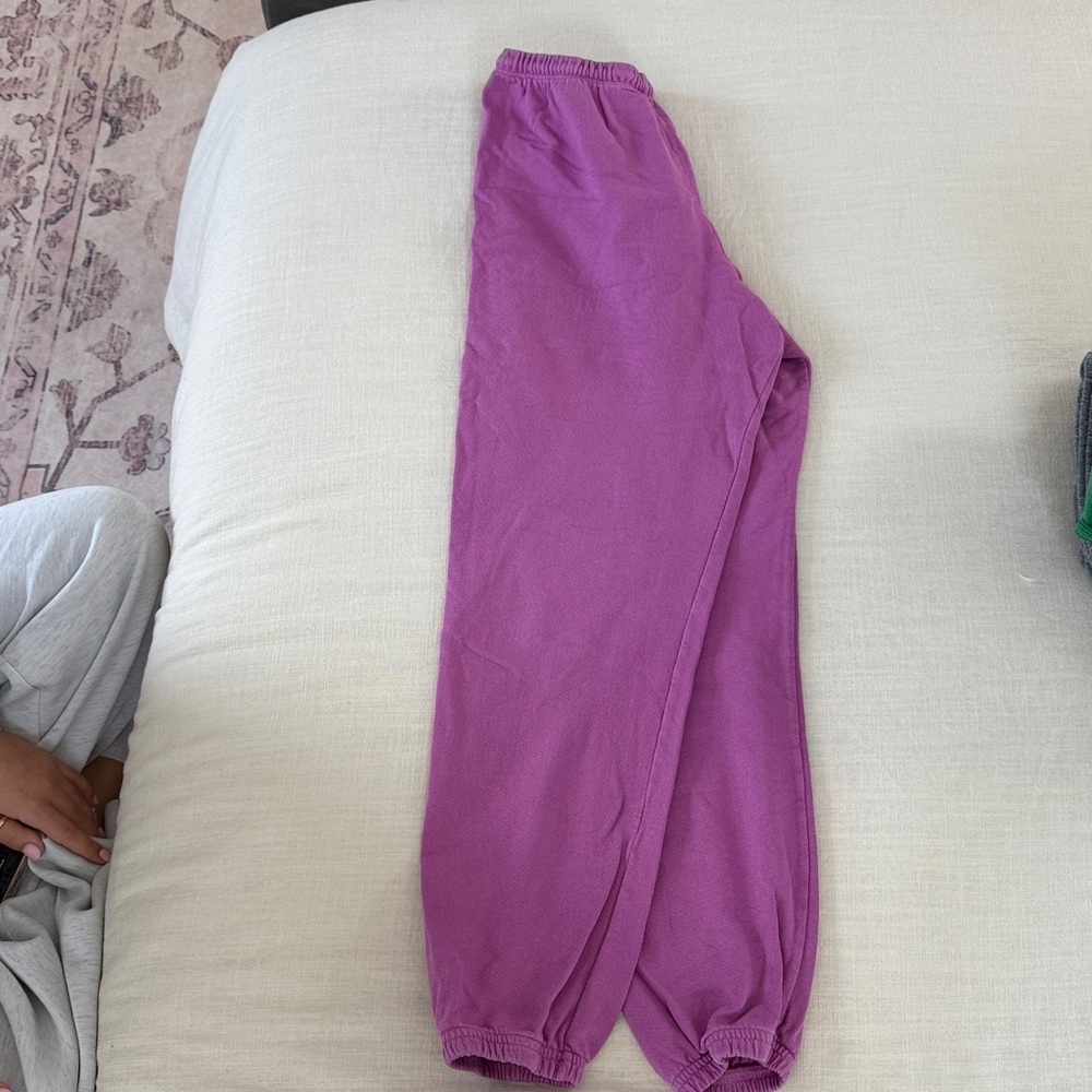 FREECITY Sweatpants in the "Pinkjuice" w/gray "FREECITYLARGE" - Picture 4 of 5